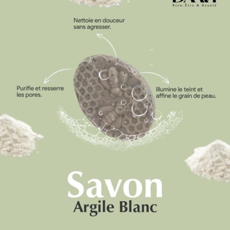 Savon à l'Argile Blanche