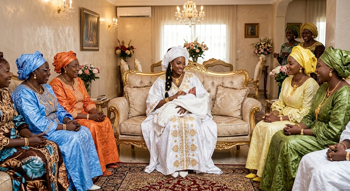 tenue baptême africain