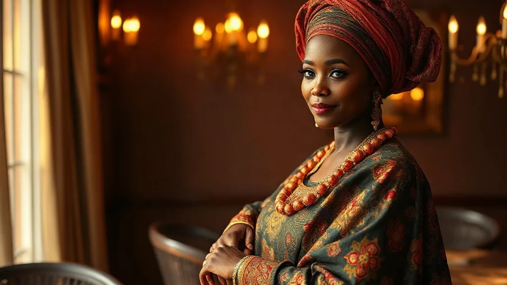 Tenue Gamou 2026 : grand boubou en bazin brodé pour femme